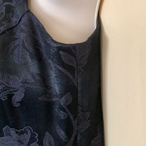 Moda International black brocade sheath dress size 2 - Picture 8 of 10